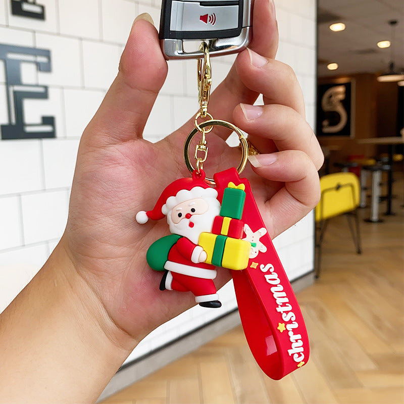 Wholesale Christmas Soft Rubber Keychains